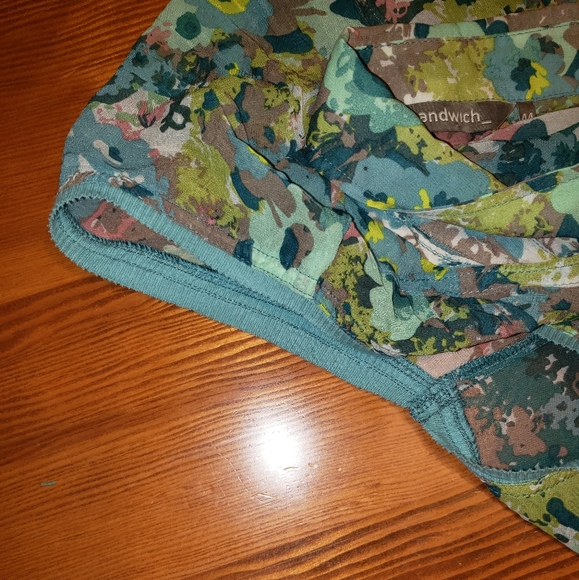 Sheer floral overdress Sandwich sz M / 10 - Picture 4 of 5